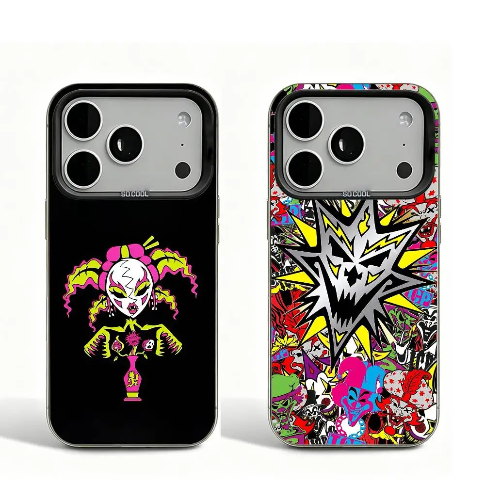 

ICP I-Insane C-Clown P-Posse Black Matte Large Camera Hole Case For iPhone 17 16 15 14 13 12 11 Pro Max Bumper Cover