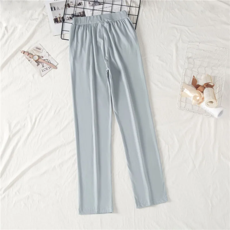 Ladies Pantalones New Cotton Sleep Pant For Women Autumn Winter Home Pants Casual Large Size Nightwear Pajamas Trousers M-3XL