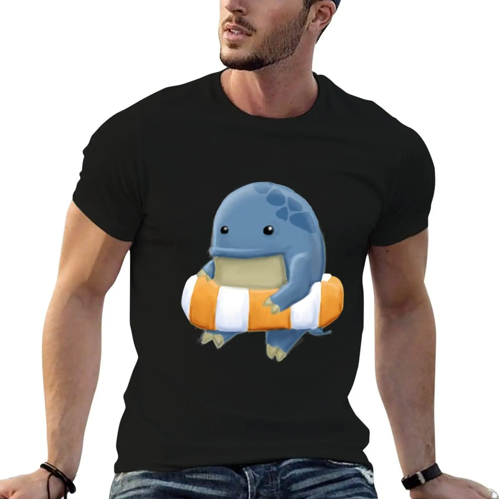 Qoo. T-Shirt man t shirt graphic t shirt man luxury cotton tshirt 100% T-shirt