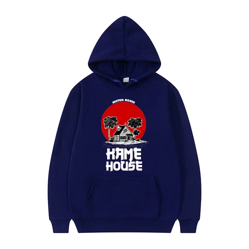 Men's Autumn and Winter Hooded Sweatshirt Kame House Printed Sweatshirt Fashionable Sweatshirt Hattori Hanzo Men's Clothing