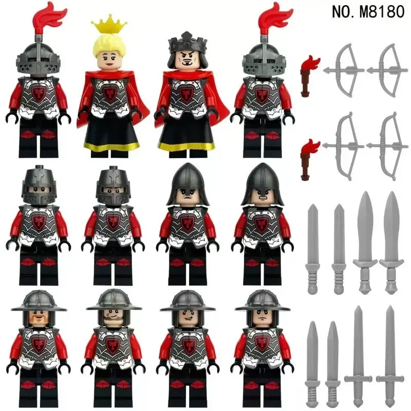 Antike römische Mittelalterritter, Bausteine, Figuren, Spielzeuge, Minifiguren, humanoide Puppen, Spielzeuge, Geburtstagsgeschenke. – Detail 8