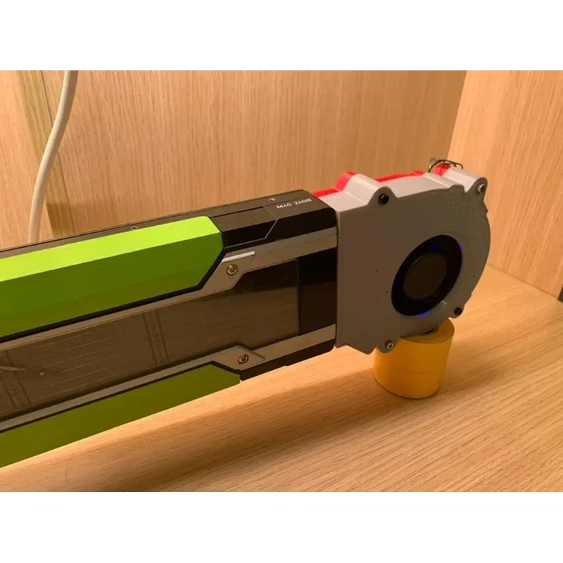 N+ New For NVIDIA Tesla V100 P40 M40 Graphics Card Turbo Cooling Fan 4-Pin PWM Approx 39cm in length (including fan)