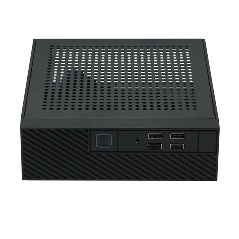 BNGF-M10 Mini ITX Компьютерный чехол HTPC Хост-корпус USB2.0 Корпус ITX Промышленный корпус управления для офиса и бизнеса