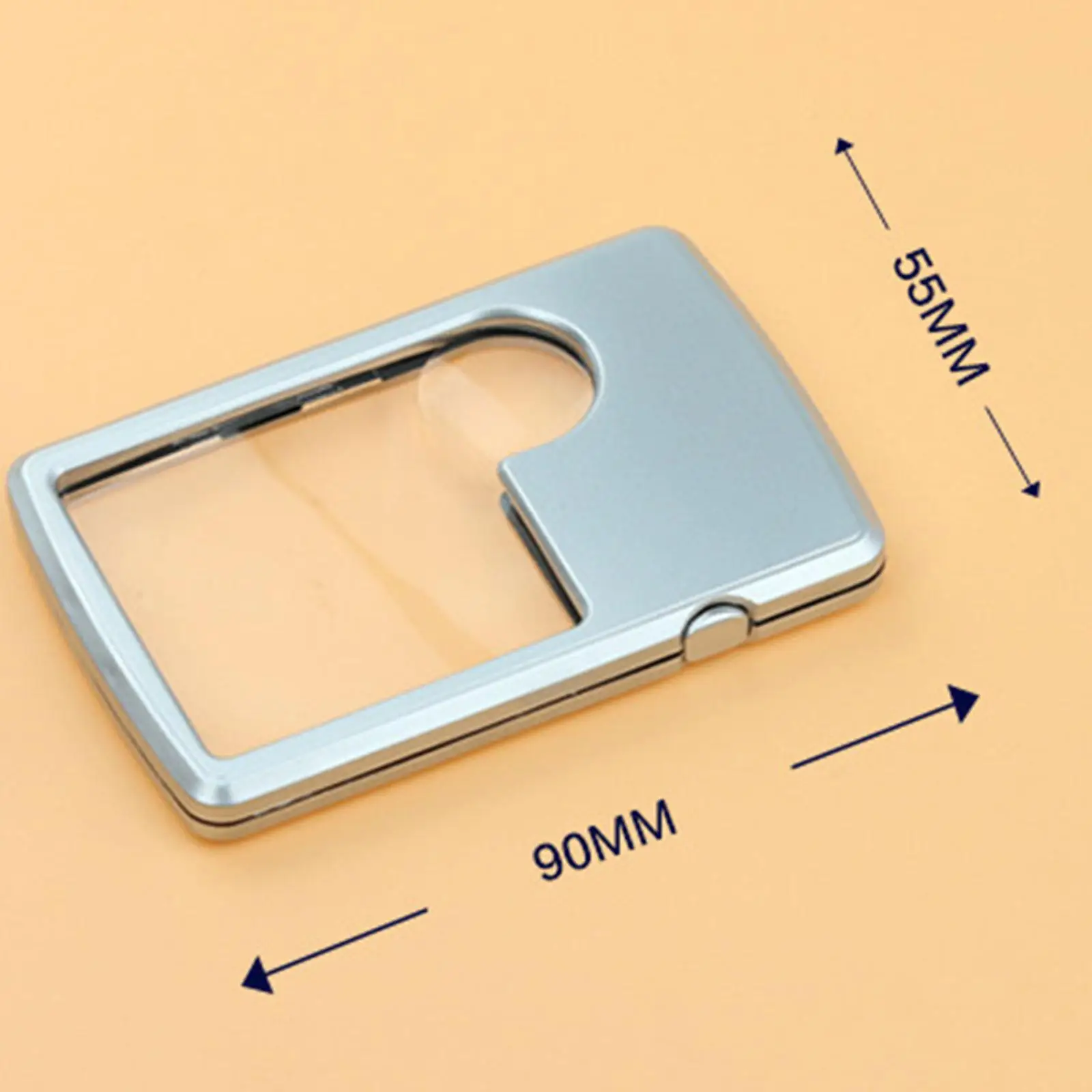 Card Type Magnifier Magnifying Glass for Contracts Travel Reading Fine Print