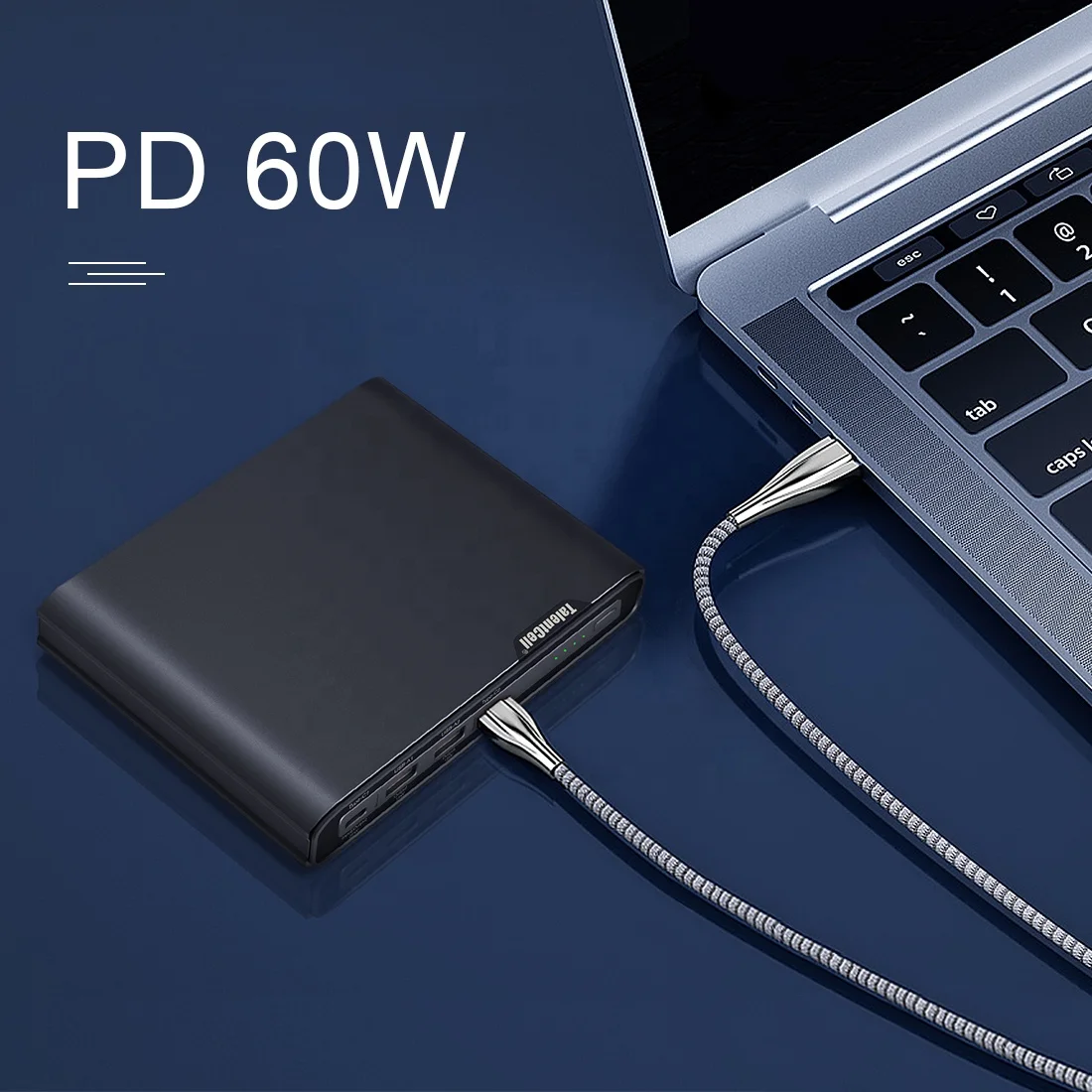 New Products Trending 18650 Lithium Ion Battery PD60W 14.4V Portable Power Bank Fast Charging For Laptop