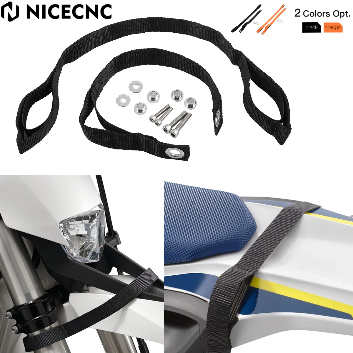 

Front Rear Fender Pull Supporting Strap For Husqvarna 2016 FE TE 300 125 250 350 450 501 S FC 250 350 450 TC125 TC250 2014-2015