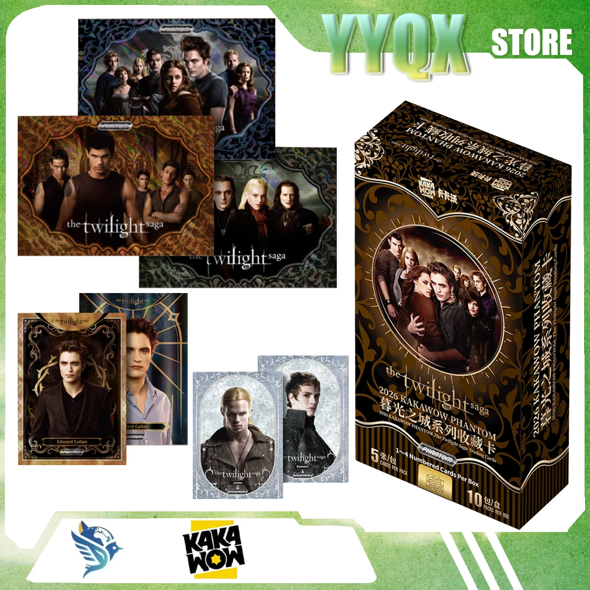 KAKAWOW 2026 Neuer Twilight ‌   Sammelkarten-Peripherie: Anime-Überraschungsgeschenk, Spielzeug-Sammlerstücke, filmartige Ornamente, exquisit, selten