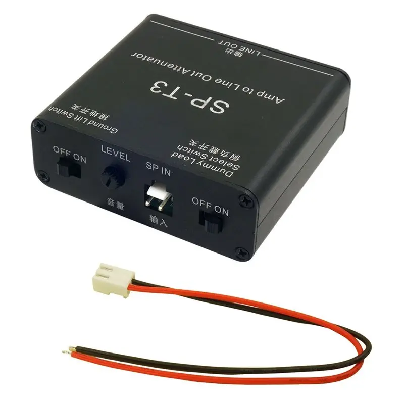 DTB7 SP-T3 Audio Amplifier Attenuator Passive Speaker to Line Output Converter for Amp Signal Reduction