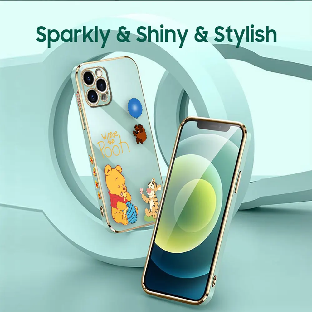 Smooth E-TPU Phone Case For APPLE iPhone 15 14 13 12 11 X XS Pro Max 8 7 SE 16 6 Plus Mini Case Disney Winnie The Pooh Honeypot image 4