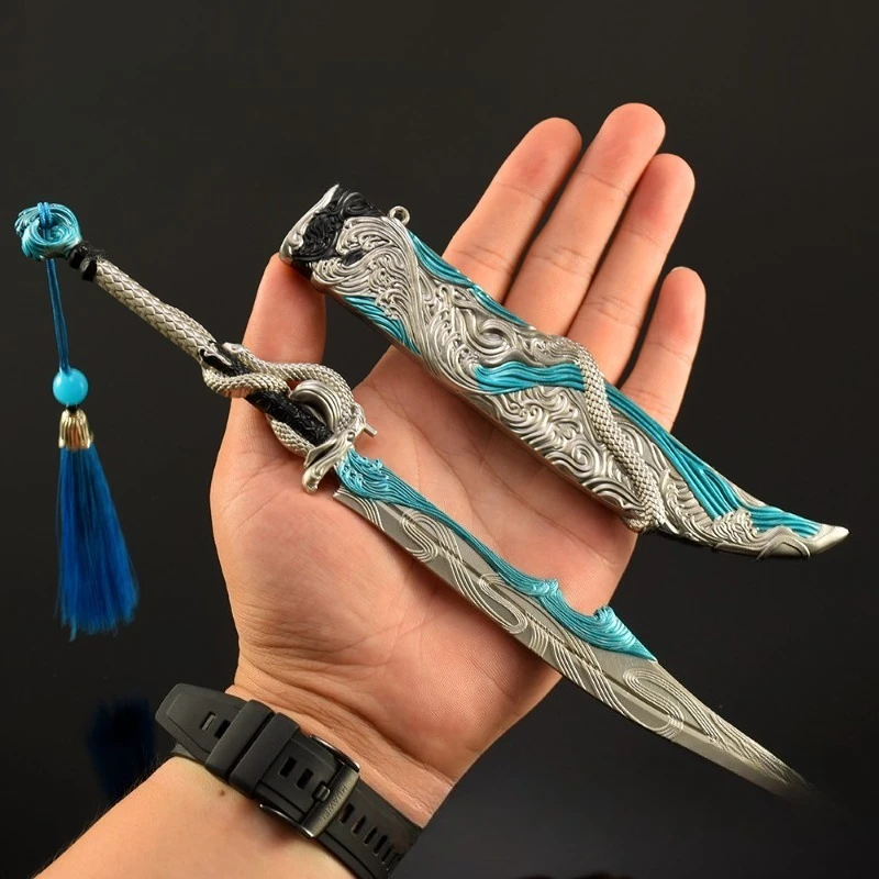 26 سنتيمتر/10.24in كاتانا السيوف NarakaBladepoint سلاح نموذج الساموراي المعادن لعبة الأجهزة الطرفية تأثيري هدية لوازم الحفلات اللعب في الهواء الطلق