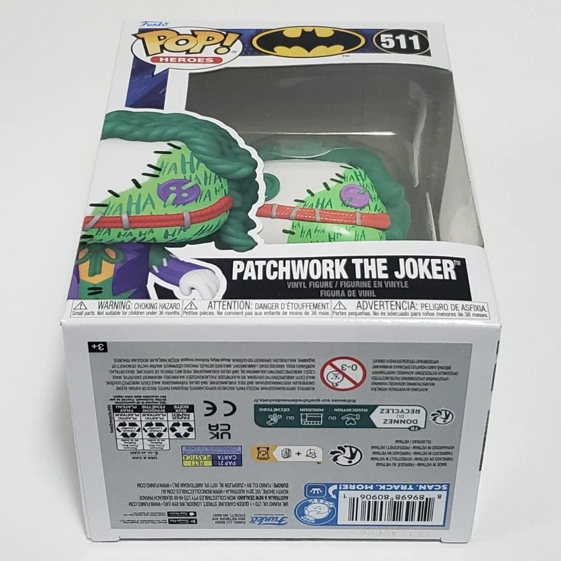 DC Comics Batman Figures Patchwork The Joker #511 Funko Pop Vinyl Figure Limited Edition Collect Decoration Model Toy Gift - Image 4