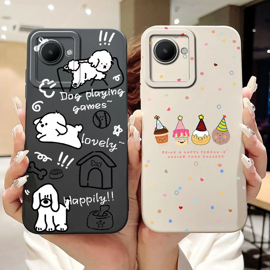 For Realme C30s Case RMX3690 Shockproof Cover Fashion Pattern Phone Back Funda For Realme C30 RMX3581 Coque Narzo 50i Prime Capa