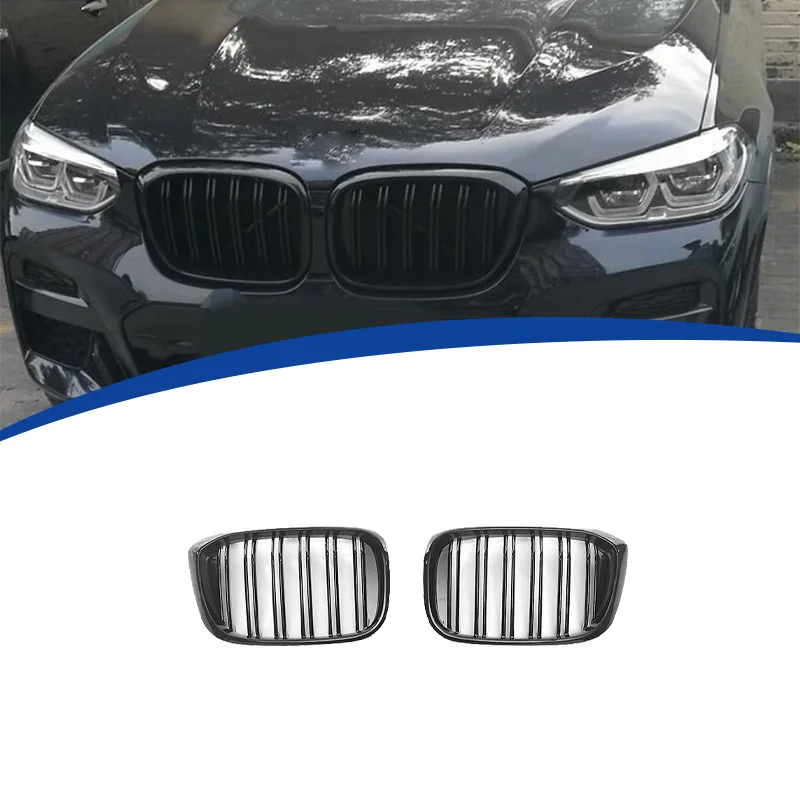 

Для замены оригинальной модели 2018 2021 Bmw X3g01 с двойной линией и глянцевой черной решеткой