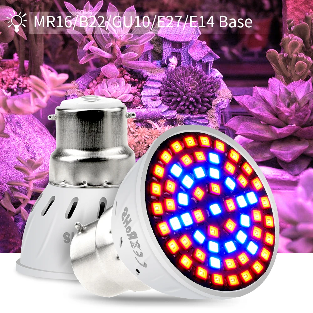 LED Horticole Grow Light Growing E27 Full Spectrum LED Plant 220V MR16 Indoor Grow 3W 5W 7W LED Hydroponic Grow Box Grow Tent