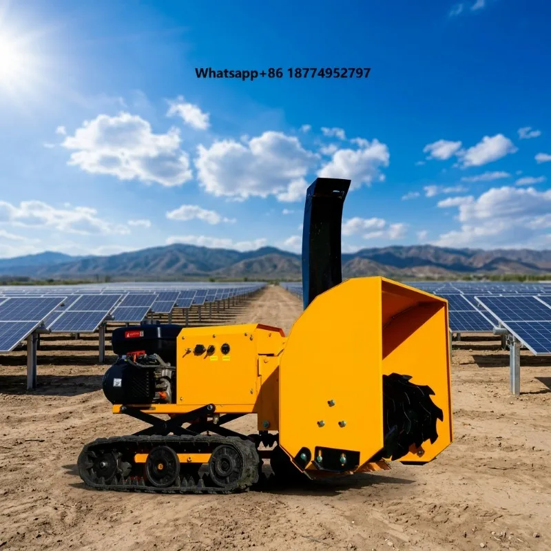 Track CE Industrial Machine Grade Remote Control Snow Blower Machine Snow Removal Robot