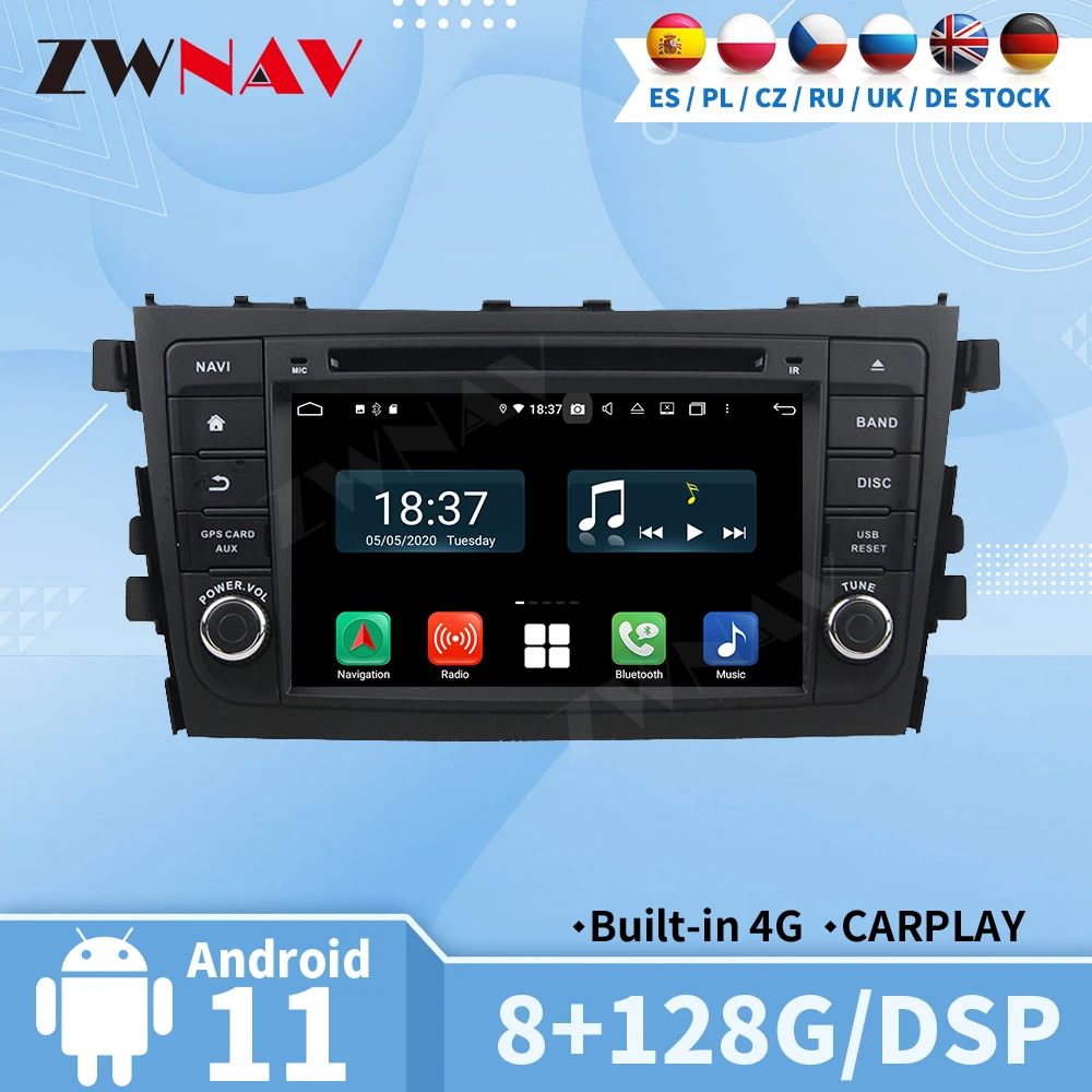 Carplay Radio Bluetooth For SUZUKI ALTO CELERIO CULTUS 2015 2016 Automotive Multimedia Central 2 Din Android Auto Screen Stereo