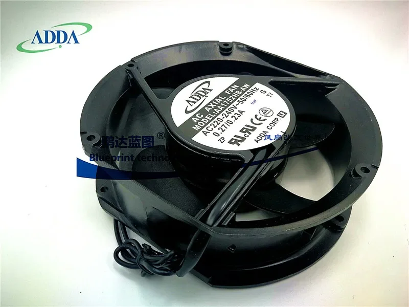 AA1752HB-AW Nuevo AC220V-240V Ball 17251 Ventilador de refrigeración ovalado de 17 cm