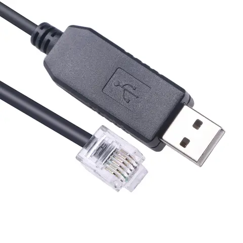 리튬 이온 배터리 팩 BMS용 USB 직렬 통신 케이블, USB – RJ11 6P4C RS232 변환기 케이블