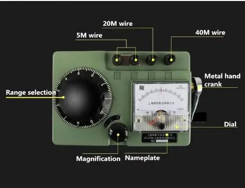 ZC29B-1 Ground Resistance Tester 0-1000 ohm