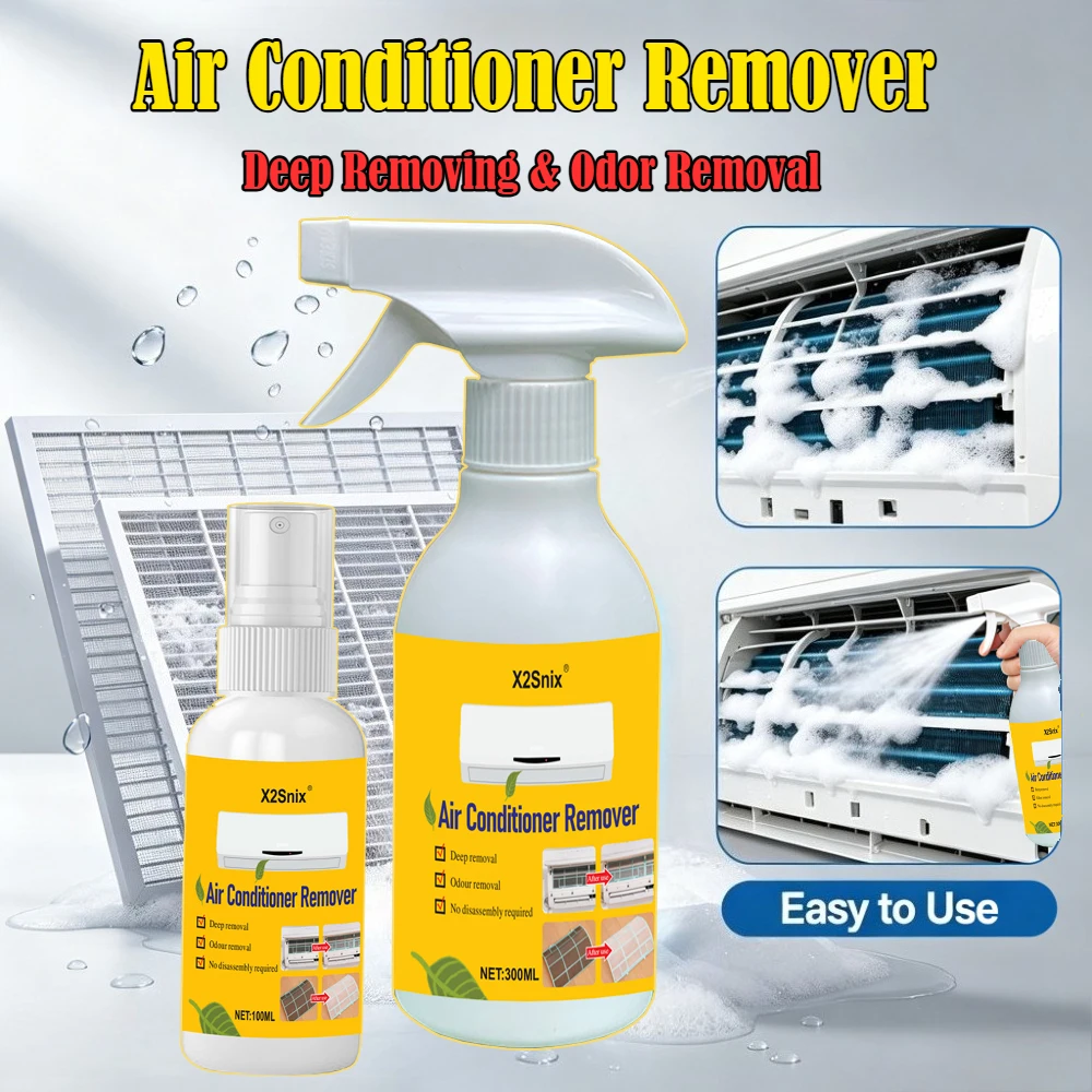 Air Conditioner Cleaner Spray, Remove Odor Dust Mold, Summer AC Cleaning Deodorizer for Auto Car, Home & Office, Renewal Agent