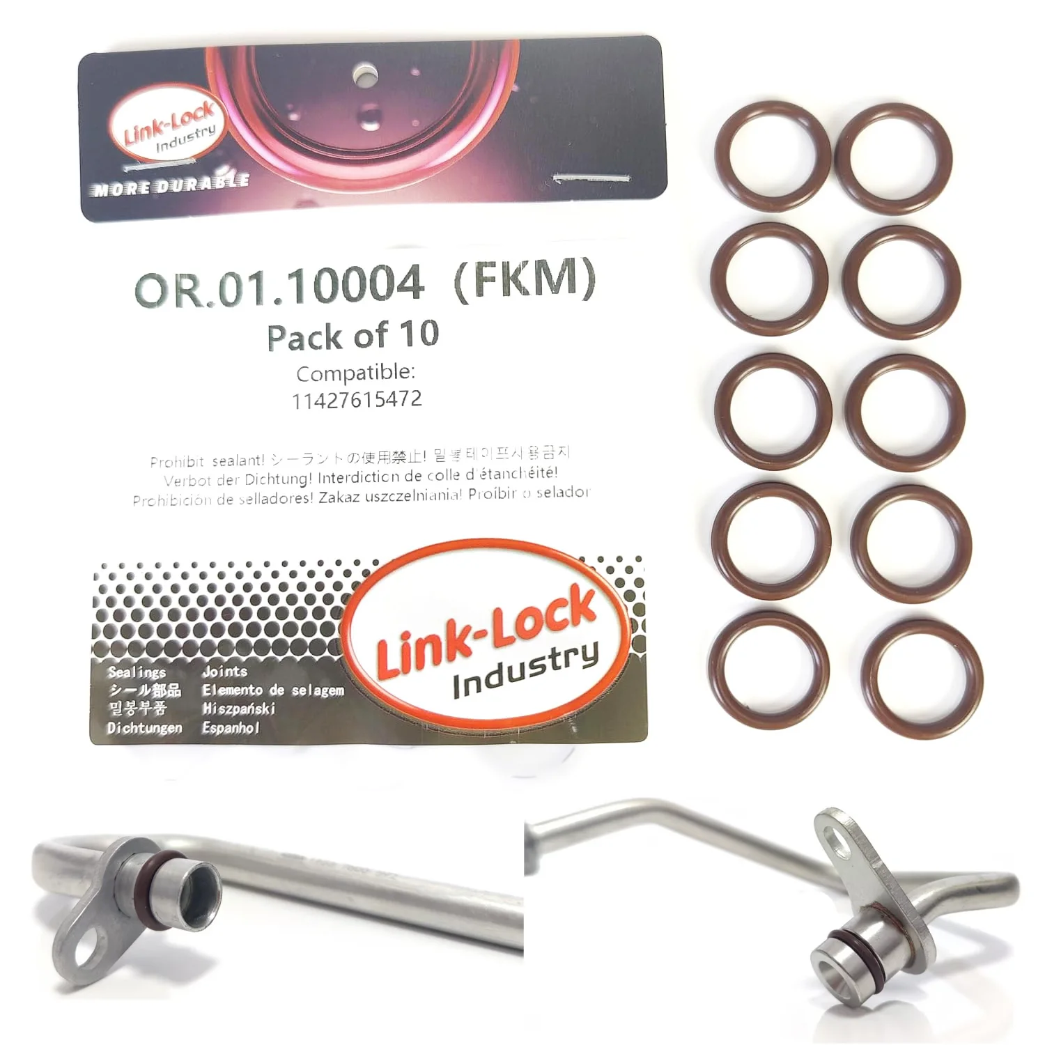 10PCS Fkm Viton OR.…