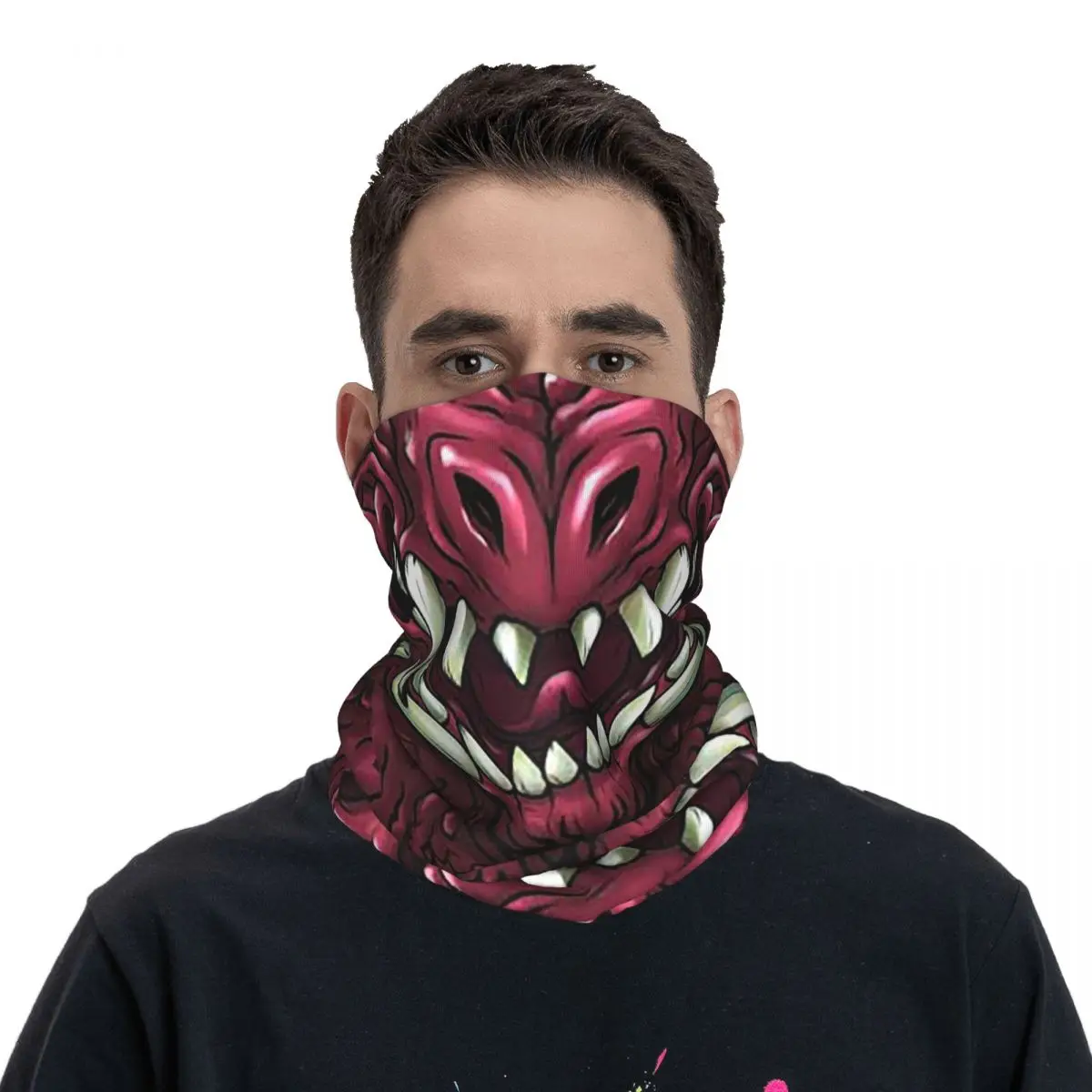 Odogaron (Monster Hunter World) Face Bandana Neck Gaiter Printed Magic Scarf Multifunction Headband Hiking Fishing