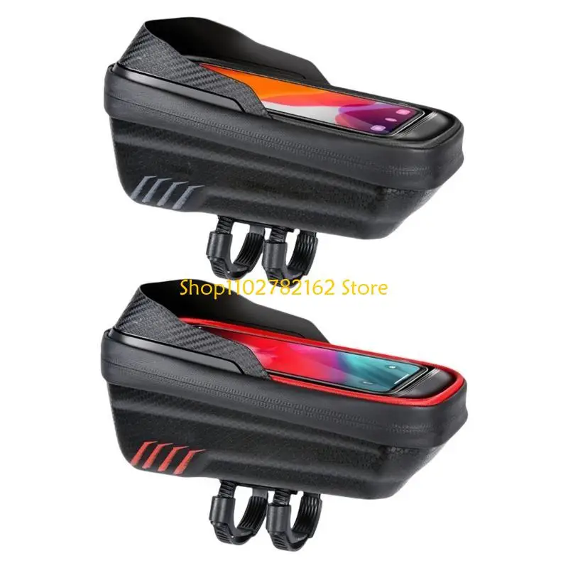 547B Multifunctional Bike Frame Bag Weatherproofed Bike Storage Bag With Touchscreens