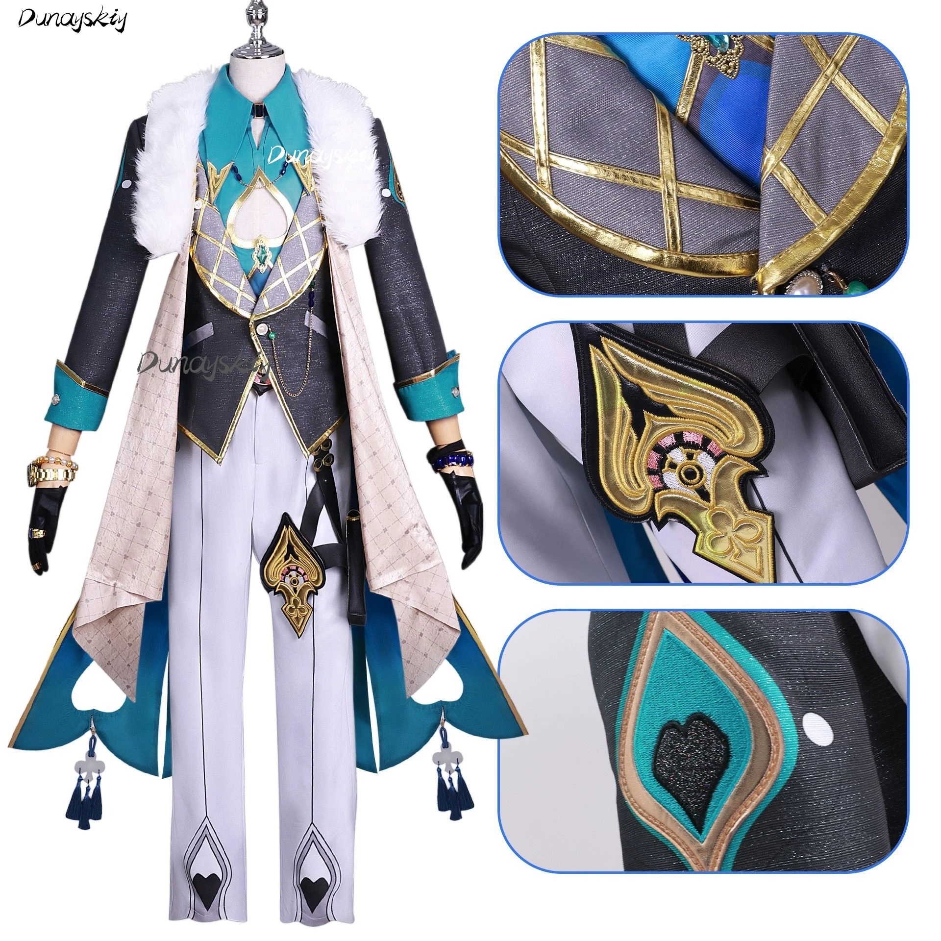 Aventurine & Dr. Ratio Twin Cos Bundle | Licensed Suit, Wig, Accessories  Outfit
