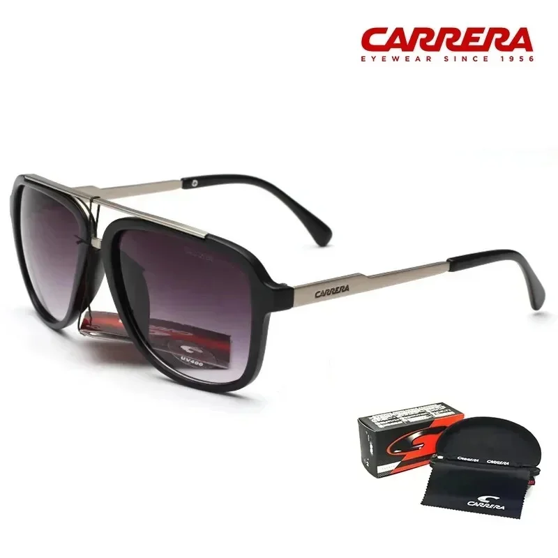 Carrera Men Brand Sunglasses Vintage Sun Glasses Men Women Big Square Oversize Colorful Outdoor Sports Driving Eyewear CA026