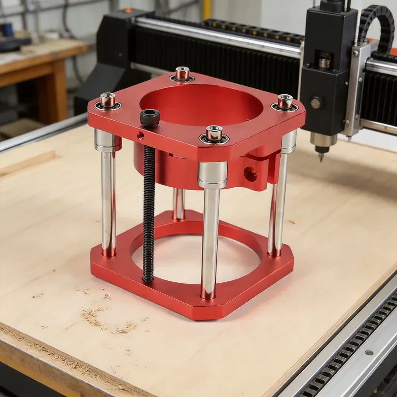 Aluminum Alloy Flip Chip Plate Base High Precision Engraving Machine Lifting Base Custom Woodworking Factory Direct