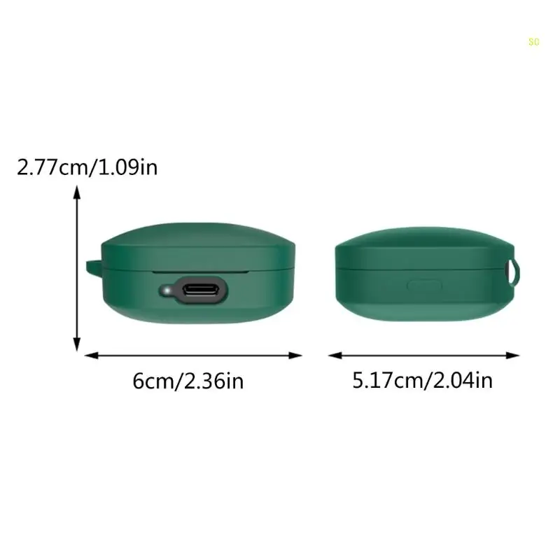 Funda silicona para auriculares, funda ergonómica almacenamiento para auriculares, compatible con 6 auriculares, envío