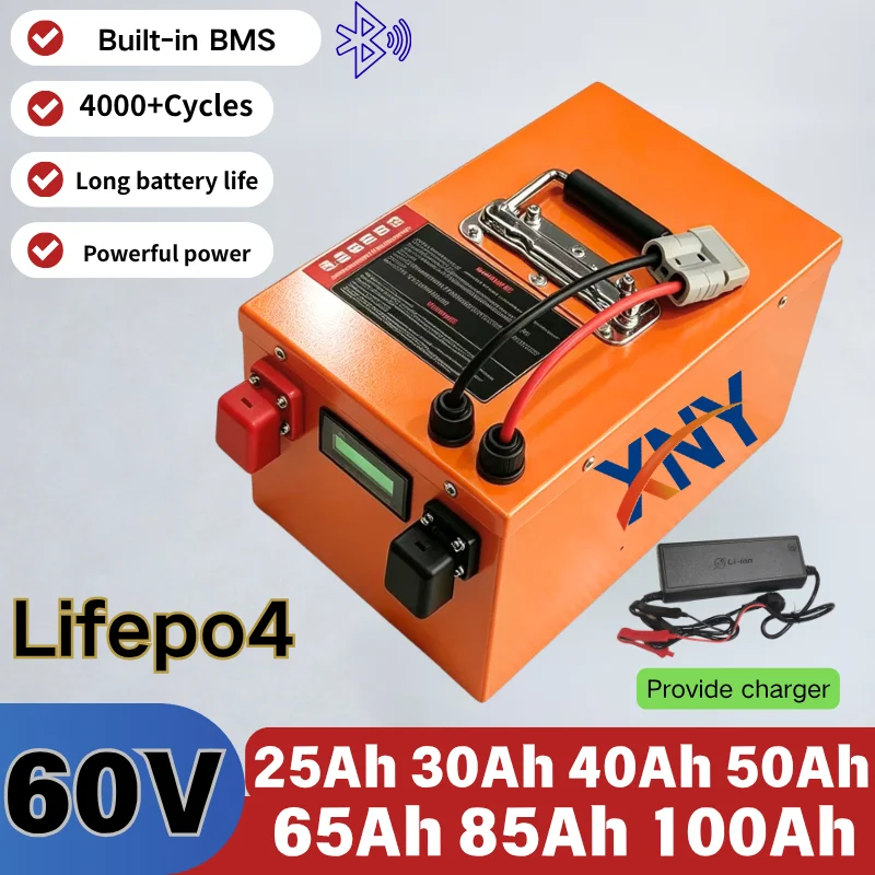 72V 60Ah Lifepo4 Battery Pack - حزمة بطارية ليثيوم فوسفات الحديد (LiFePO4)