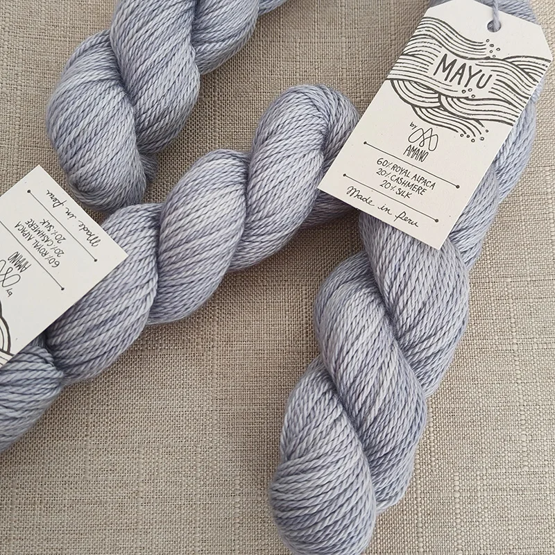 109yds/100mtrs 50g/hank Amano Mayu Yarn  From Peru