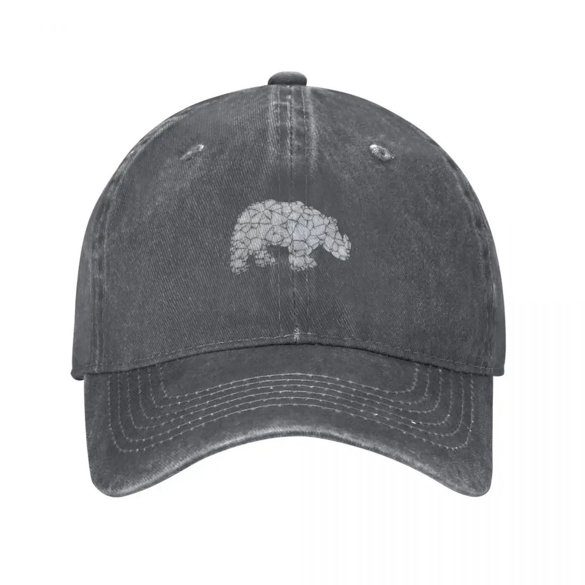 rhino drawing Baseball Cap Military Tactical Cap Anime Hat black Beach Caps Male Women's
