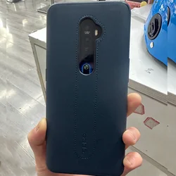 For OPPO Reno 2 Original official Slim Soft Leather+tpu Back Case Shockproof Rubber matte Cover Protector Without retail box