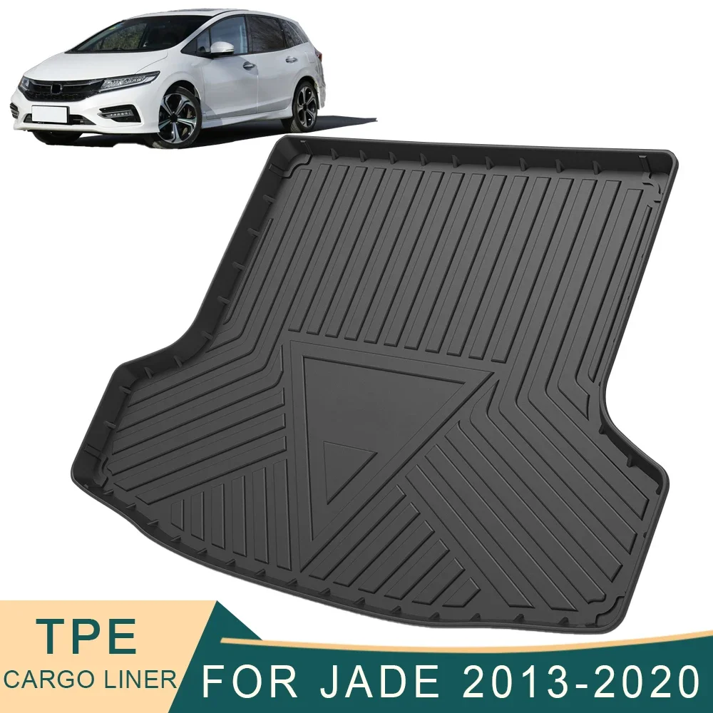 

For Honda Jade 2013-2020 6-seats Auto Car Cargo Liner All-Weather TPE Non-slip Trunk Mats Boot Tray Carpet Interior Accessories