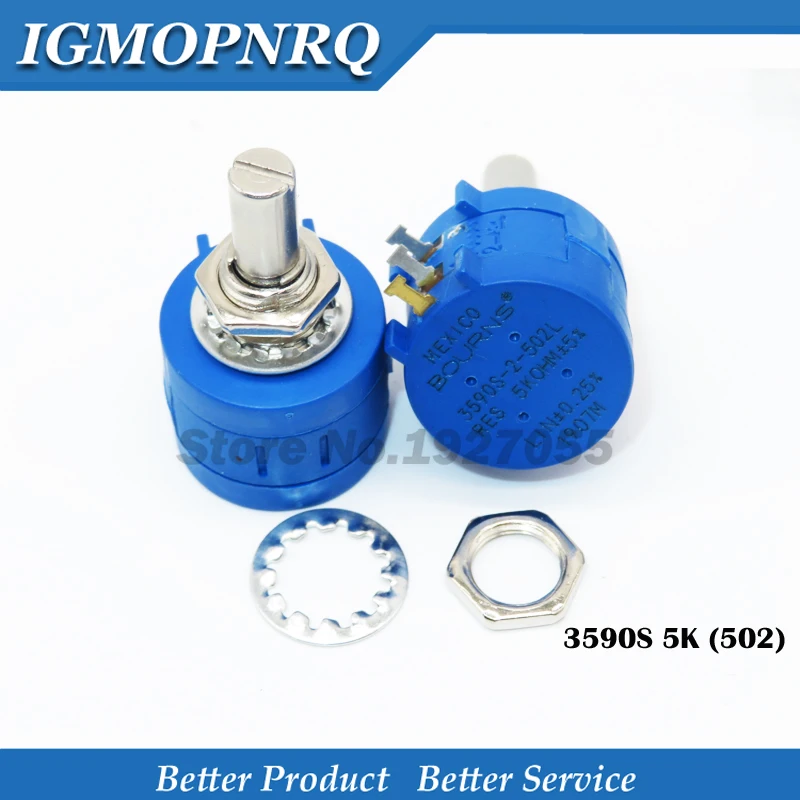 

1PCS 3590S-2-502L 3590S 5k ohm 502 3590S-2-502 3590S-502Precision adjustable resistance series new