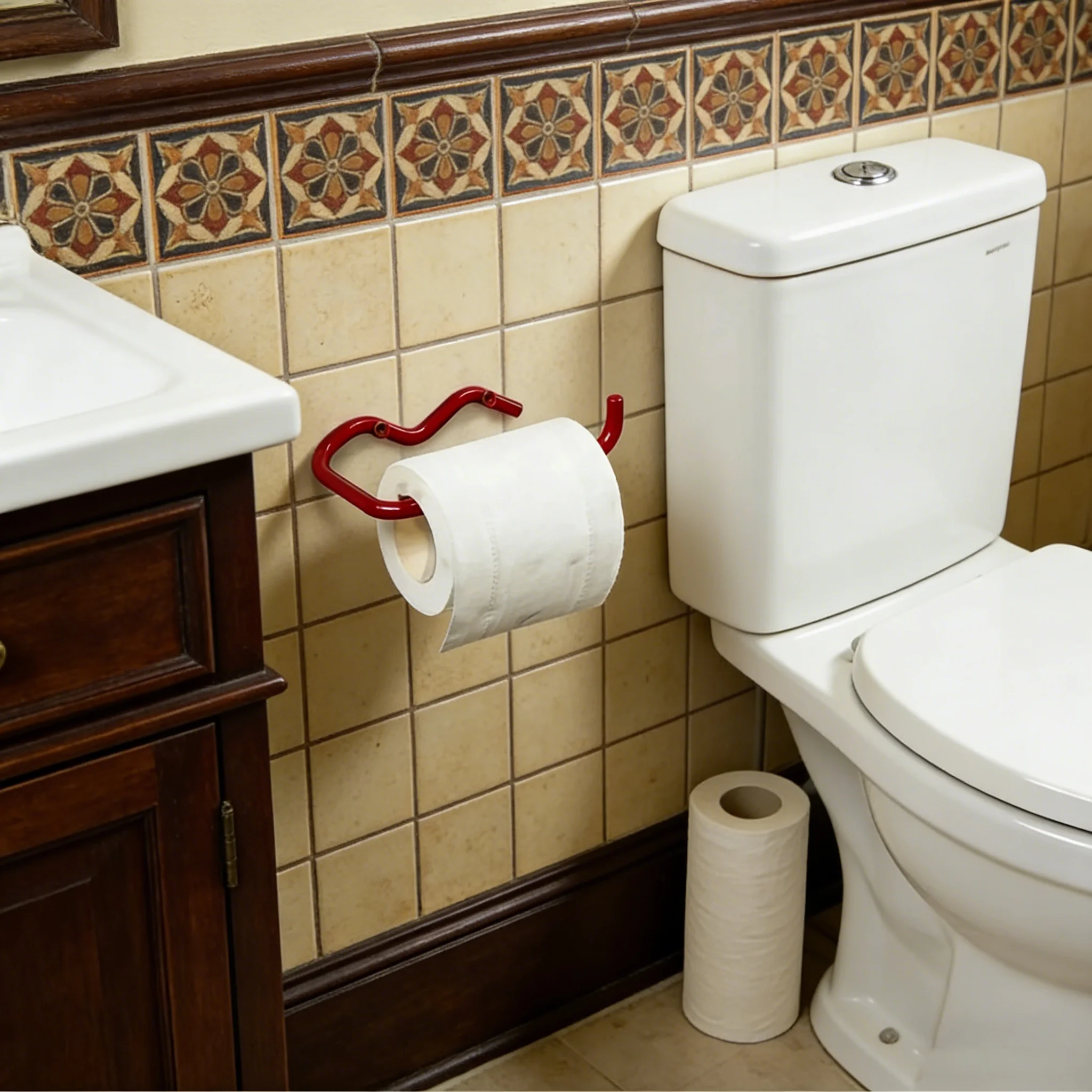 

Настенный держатель для туалетной бумаги, металлическая подставка для рулонов бумаги для ванной и кухни, современный компактный держатель для бумажных полотенец