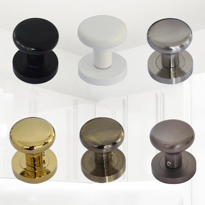 Brand New Solid Zinc Alloy Round Sliding Door Knobs Background Wall Barn Door Pulls Handles and Knobs