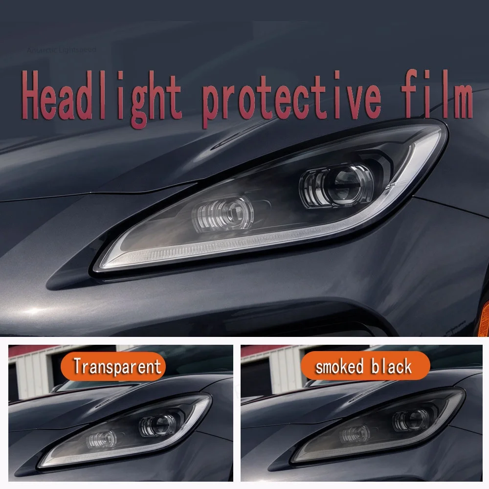 Car Headlight Protective Film For Toyota 86 GR86 2012-2026 Smoke Black Pre Cut Anti-Scratch High-Gloss Auto Vinyl Wrap Film