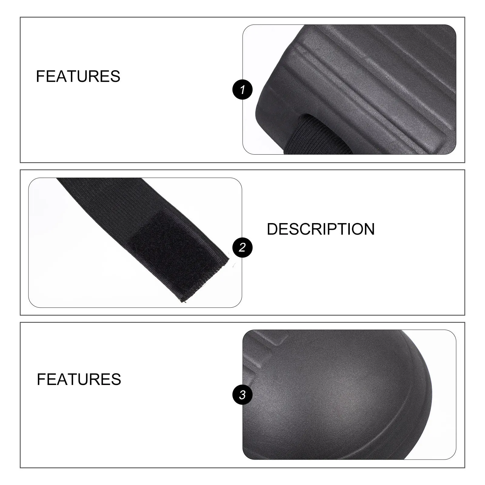 

2Pairs Knee Pad Practical Durable Protection Cushions for Work Gardening Plumbing Painting Wear-Resistant Comfortable Kneepads