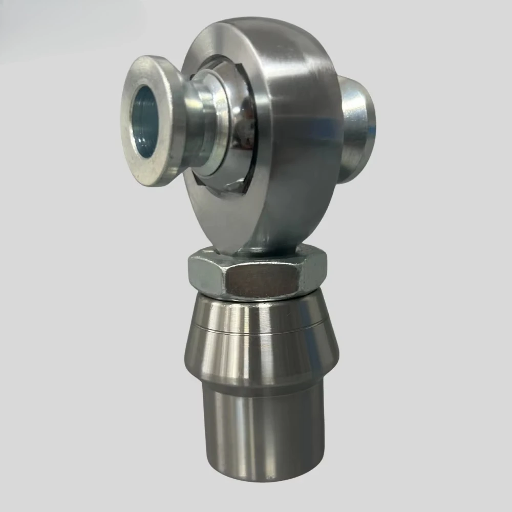 22mm Metric High Precision Chrome Plated Alloy Steel Rod End Kit-M22x1.5 Heim Joint with Jam Nut Weld Bung & Insert Washer