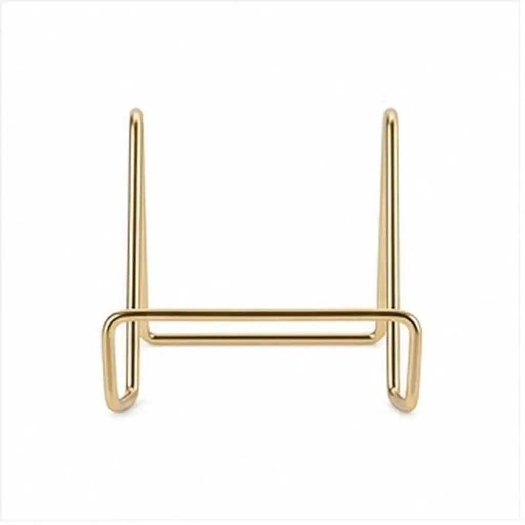 Sturdy Iron Picture Frame Stand Desktop Easel Display for Photo Albums Medals Crafts Frames Home Office Decor Storage Base Metal