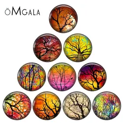 Trees and Branches Art Paintings 12mm/18mm/20mm/25mm Round Photo glass cabochon demo flat back Making findings