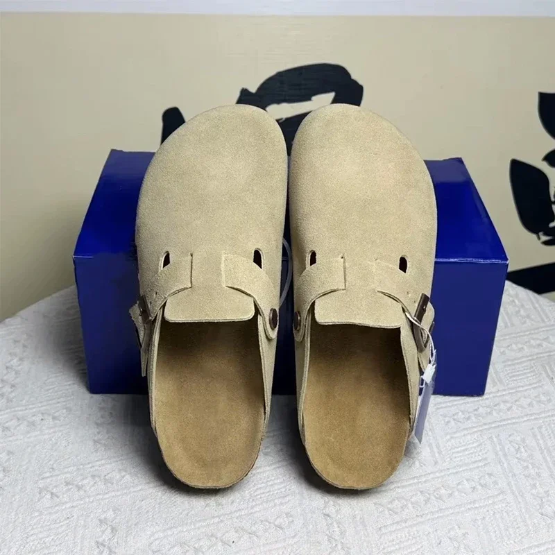 

Fashion New AutumnLeather Sandal For Women And Men Comfortable Outdoor Sandals Shoes Beach No-slip Sandals Slip-ons All Season