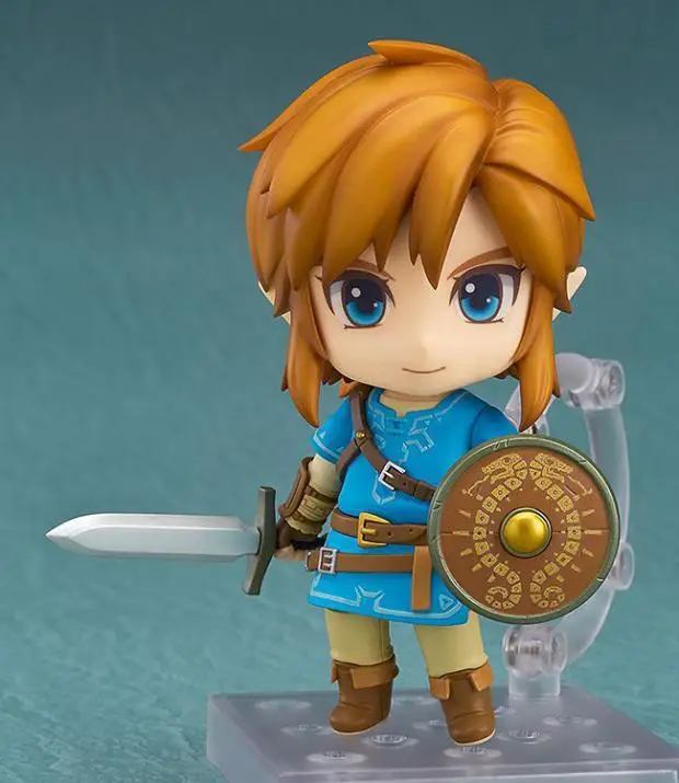 Figura de anime Zelda Link 733 DX PVC Action Figure A Lenda Brinquedos de desenho animado para crianças Coletor de 10 cm