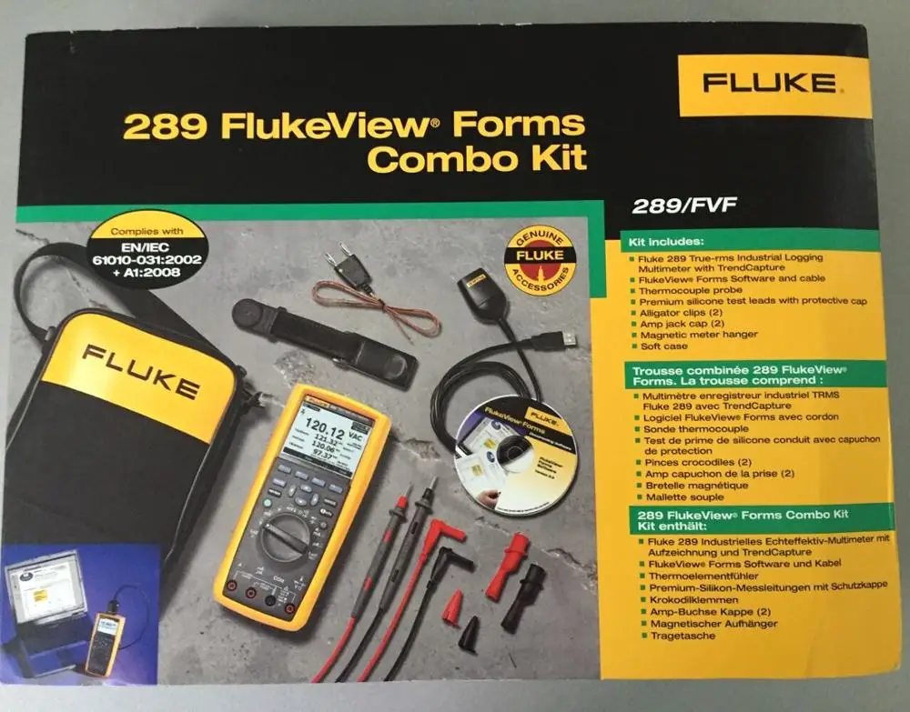 F289C Industrial handheld multimeter