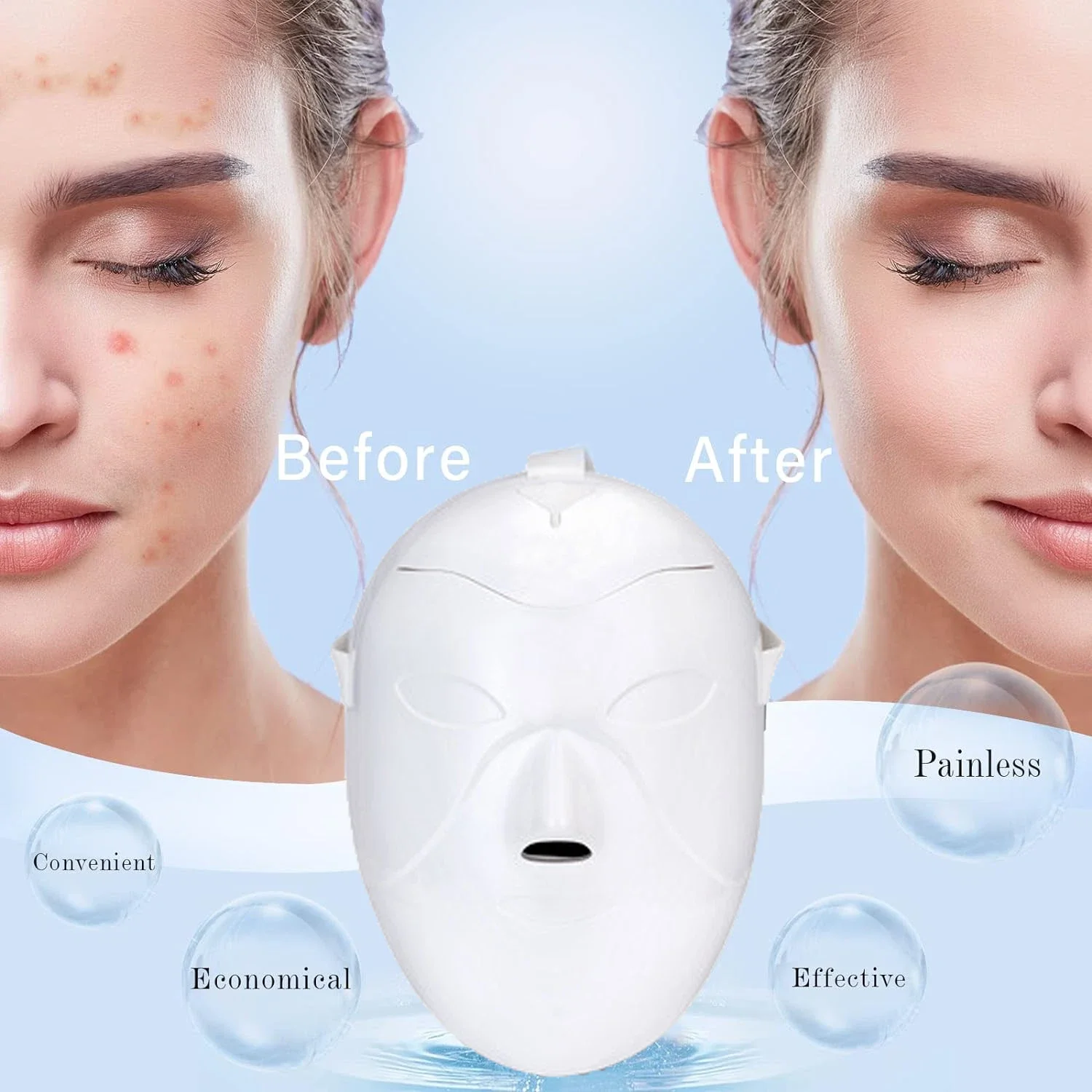 Nano Ionische gezichtsstoomboot Masker Hydraterend instrument Draagbaar schoonheidsapparaat VS