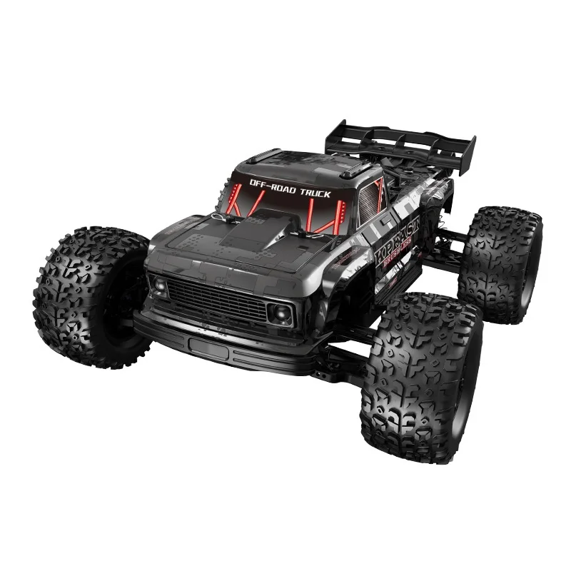 KF16 1:12 4WD sin escobillas RC Monster Truck 60 + KM/H coche de Control remoto de alta velocidad todoterreno vehículo sobre orugas de juguete para adultos y niños