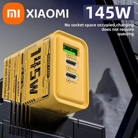 Xiaomi 145W Phone Charger 3-Ports Ultra Fast Charging Type-C GaN USB-C QC 3.0 Super Charge Adapter For Huawei iPhone Samsung New